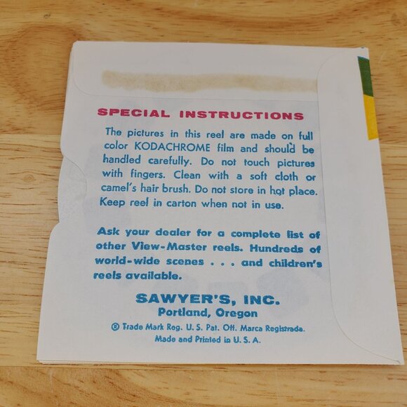 VTG 1957 View-Master Reels Vancouver British Columbia Canada Set Of 3 Kodachrome - Picture 5 of 11